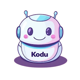 Logo of Kodu.ai, a cute robot